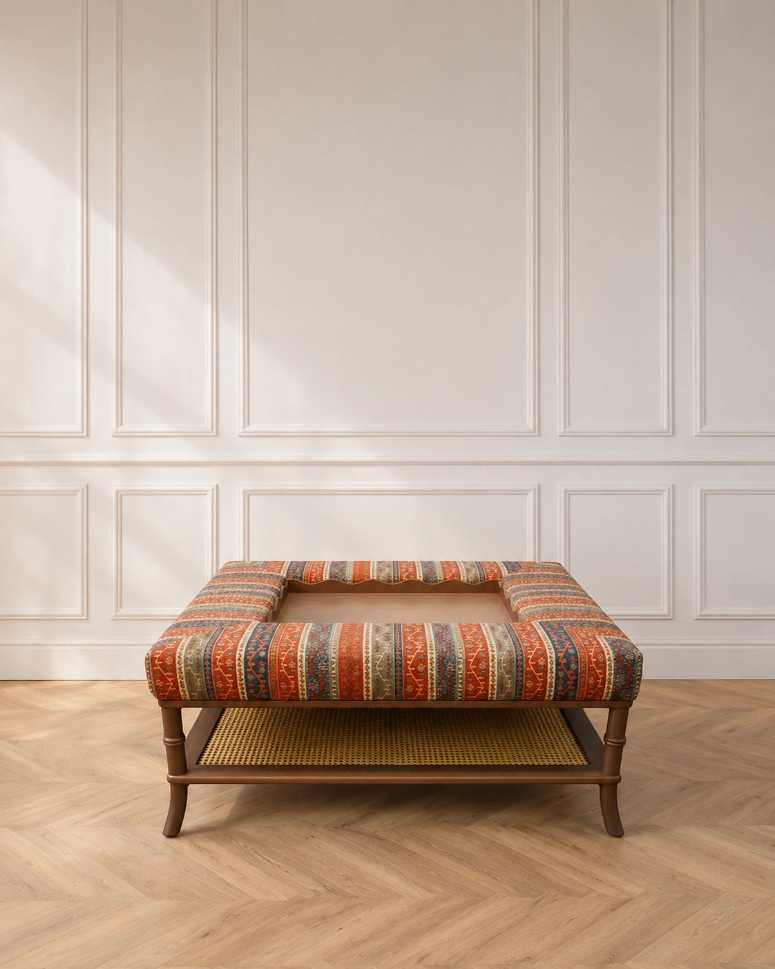 Bamboo Ottoman