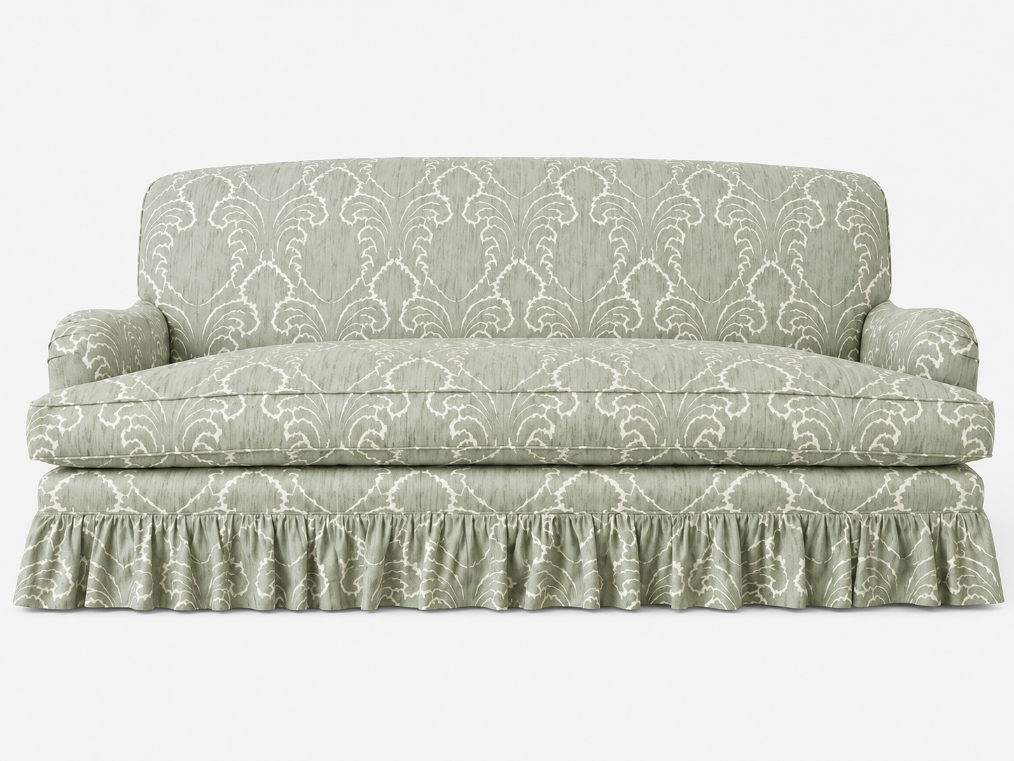 Edwidge Gathered Skirted Sofa