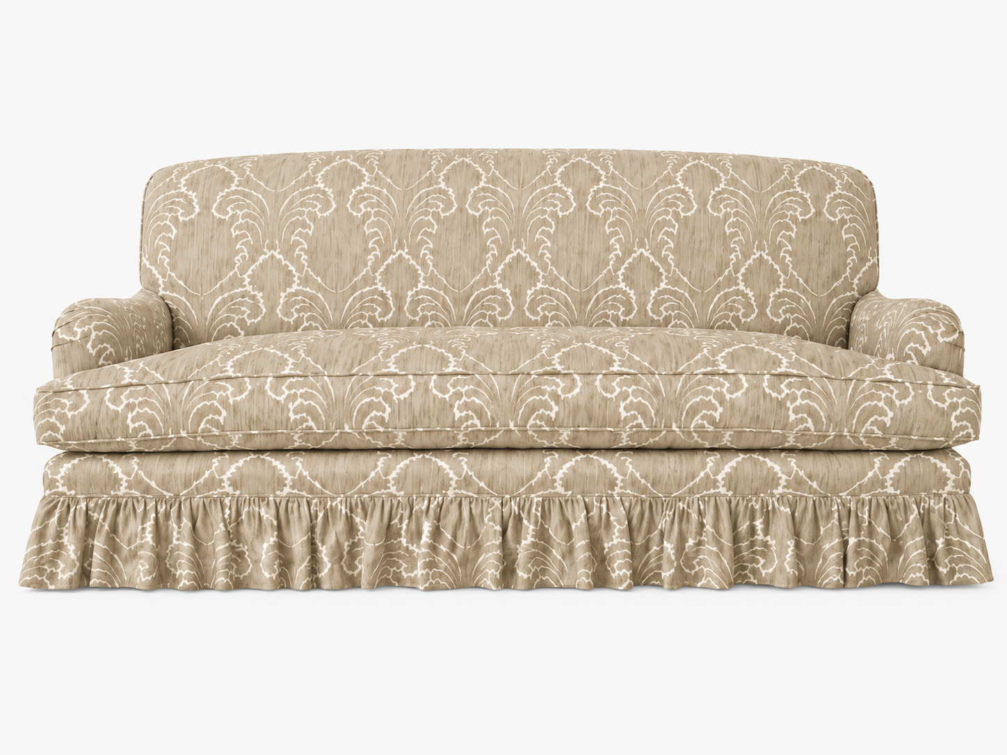 Edwidge Gathered Skirted Sofa