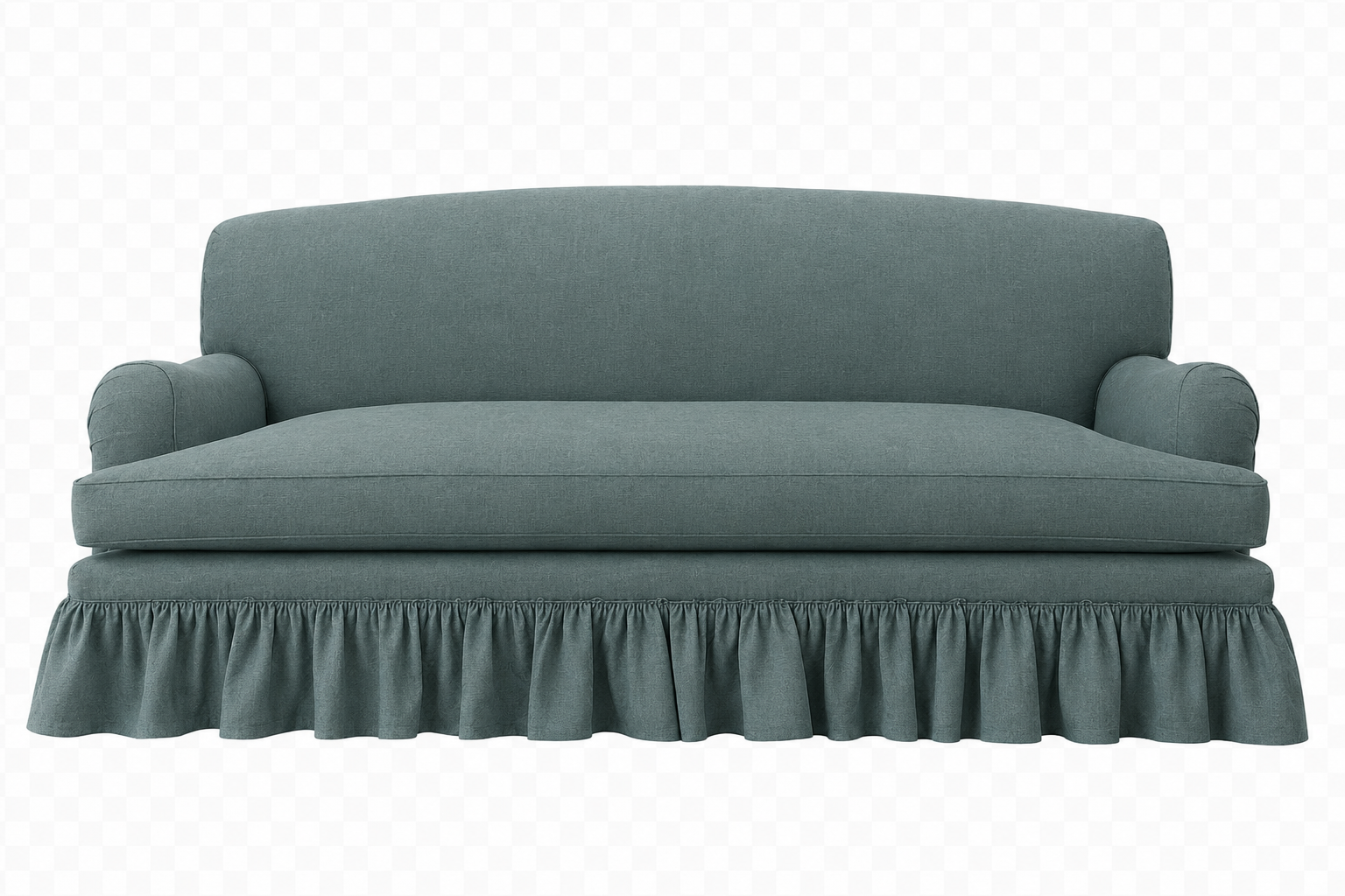 Edwidge Gathered Skirted Sofa