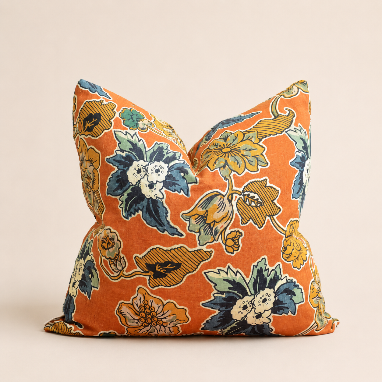 The Orange Bloom Cushion