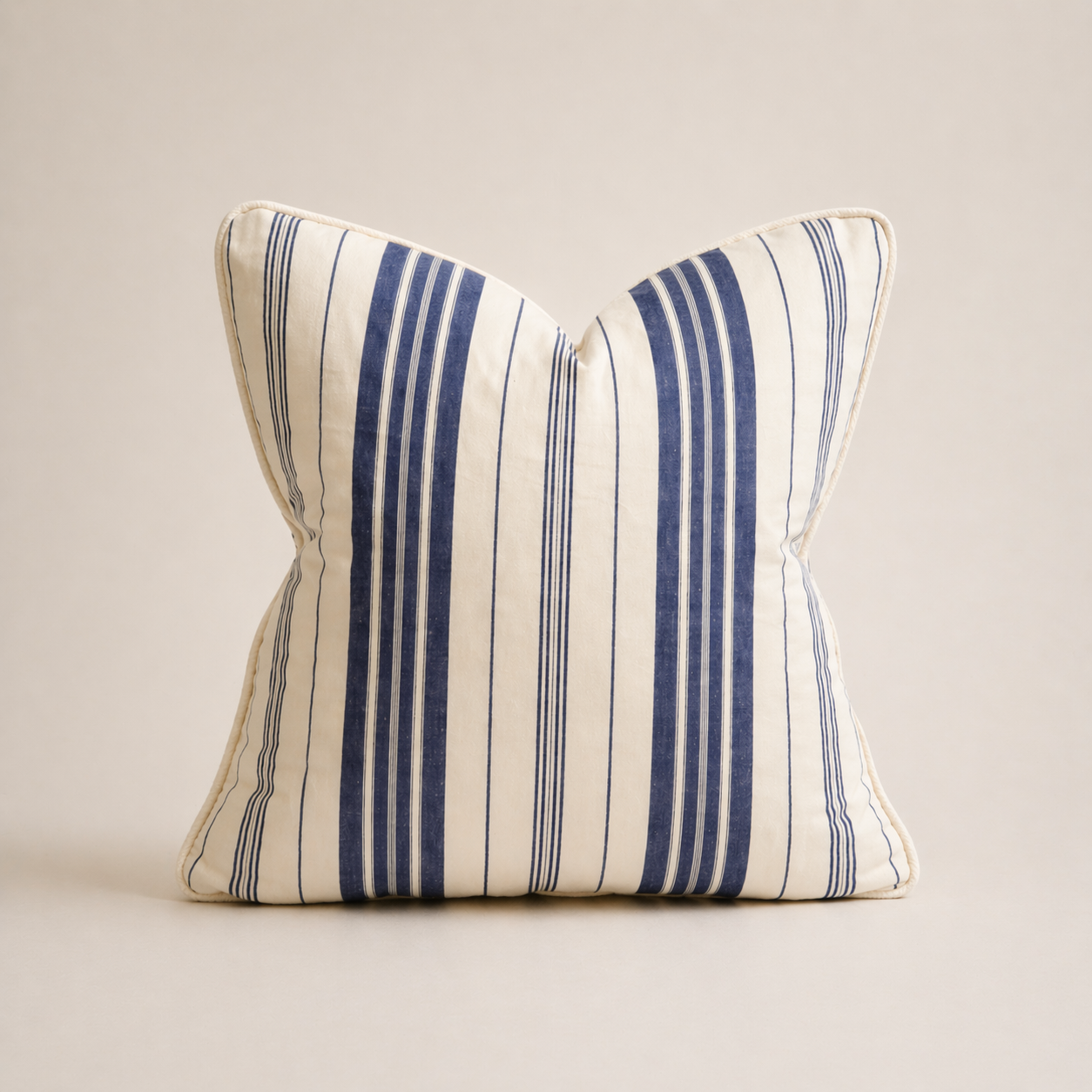 The Blue Striped Cushion