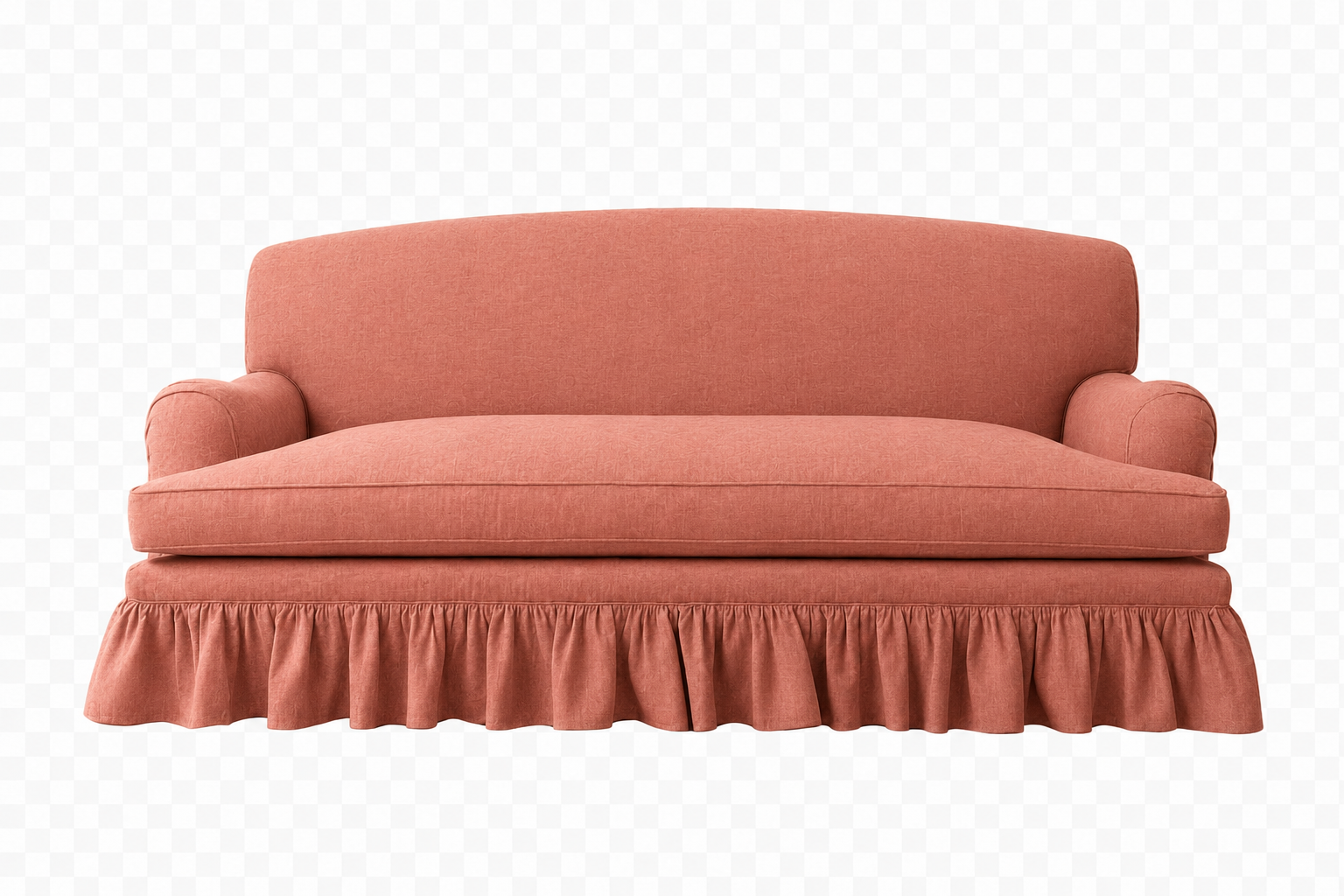Edwidge Gathered Skirted Sofa