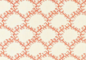 Seaweed Lace – Ruskin Pink on Ivory