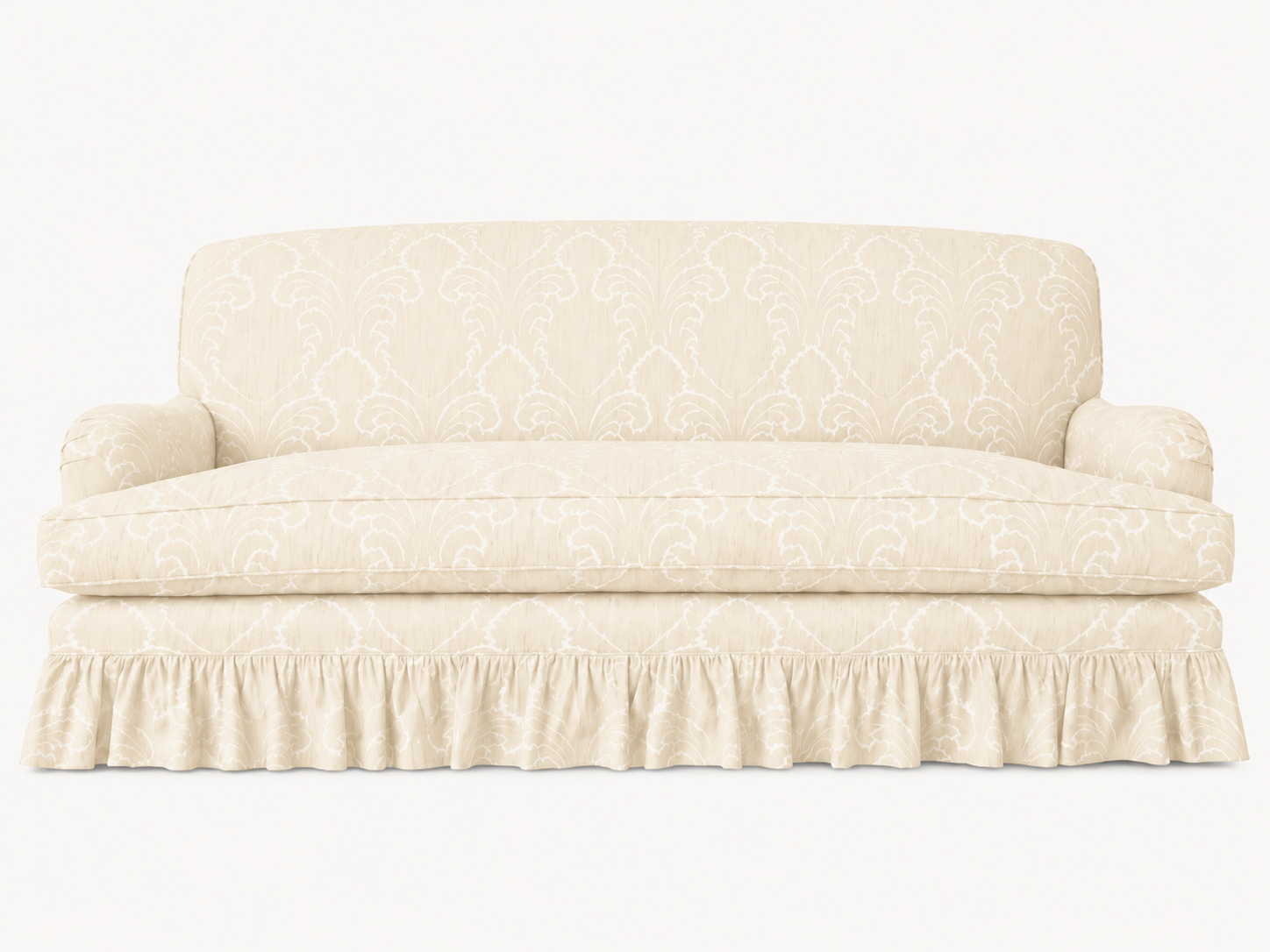 Edwidge Gathered Skirted Sofa