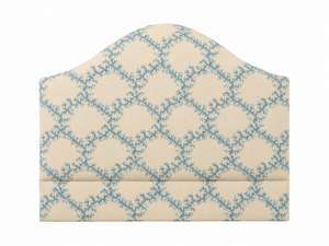 Seaweed Lace – Azure / Blue on Ivory