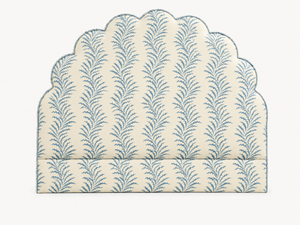 Scrolling Fern Frond – Azure